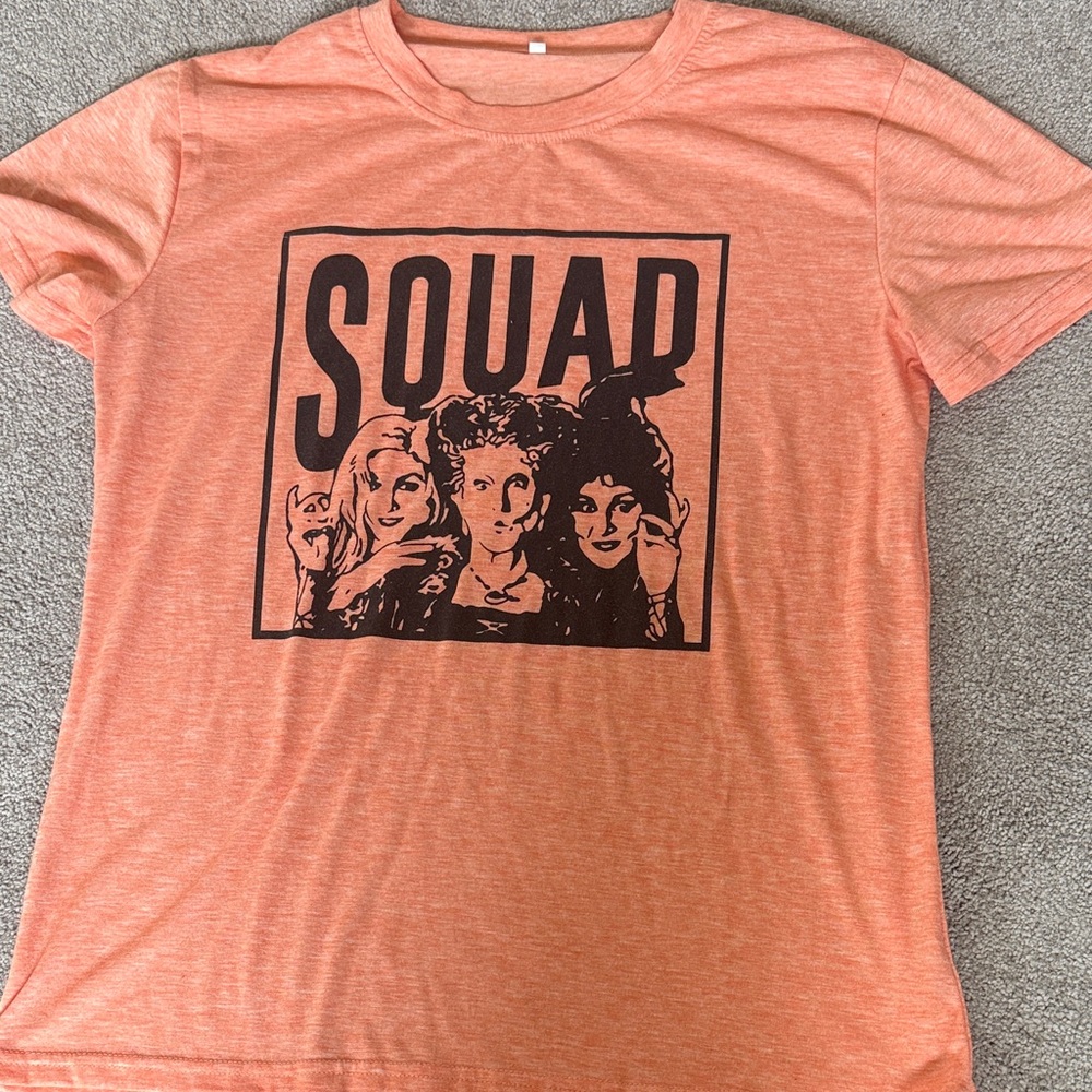 Women’s  Hocus Pocus Graphic Tee with 'Squad' Print